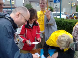 … a po zastąpieniu Rafała przez Staszka, jego tatę, Ala zapisuje mnie